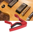 thumbnail image 4 of Guitar Capo, Scratch Proof Strong Spring Universal Easy To Clip Trigger Capo With 5 Picks For Performance Red, 4 of 8