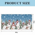 thumbnail image 3 of Blue Christmas Fluorescent Light Covers, Snowman Xmas Tree Snowflake Winter Magnetic Light Covers for Ceiling Lights, Fluorescent Ceiling Shade Filters for Classroom Bedroom Office 4x2Ft x 1PCS, 3 of 8