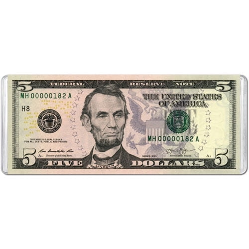 $5 Banknote, a 140-piece Puzzle by Pigment & Hue