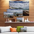 thumbnail image 3 of Rocky Beach with Dramatic Sky - Large Seashore Canvas Art Print, 3 of 4