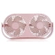 thumbnail image 3 of Bearachild Ventilador de escritorio Refrigerador de aire portátil para dormir en la escuela del dormitorio de verano Electrodomésticos Rosado, 3 of 6
