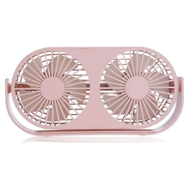 Ventilador de escritorio Yuarrent enfriador de aire portátil ajustable 3 modos Rosado