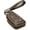 Brown, variant on Genuine Leather Smart Key Fob Remote Case with Leather Key Strap Compatible for Cadillac Escalade 2021- 2025 (6-Button, Black/Red)