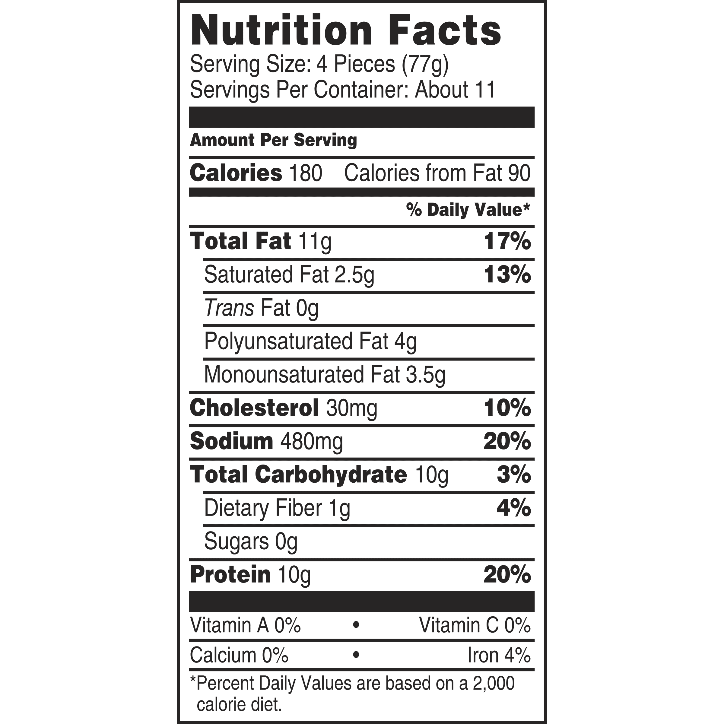 Tyson Grilled En Nuggets Nutrition Bios Pics