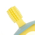 thumbnail image 2 of Cepillo de dientes para niños pequeños, cepillo de dientes de entrenamiento para bebés, mordedor para bebés, cepillo de dientes de silicona, máxima confiabilidad, 2 of 5