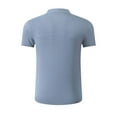 thumbnail image 4 of Ceisia Men's All Seasons Casual Solid Color Ice Silk Turndown Collar/Lapel Short Sleeve Shirt - Comfortable Gift Daily Outdoor W ear, 4 of 4