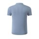 thumbnail image 4 of Tops para hombre, blusas y camisas de cuello redondo y manga corta para hombre, camiseta de manga corta de tejido laminado transpirable, sin costuras y con solapa de color liso de seda de hielo para h, 4 of 4