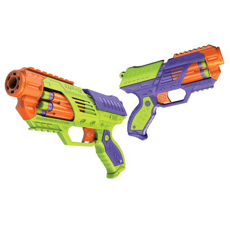 Dart Zone Nitroshot Blitzfire X2 Quickshot Blaster Combo for Ages 8 & Up Blasters & Foam Play (2 Pack)