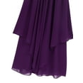 thumbnail image 6 of YONGHS Halter Chiffon Flower Girl Dress Junior Wedding Party Bridesmaid Ball Prom Maxi Gown Purple 12, 6 of 7