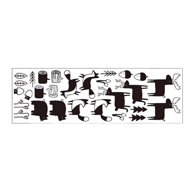 Matsuzay Adhesivo de pared, póster de cartón nórdico, papel tapiz de autoensamblaje con personalidad, decoración del hogar para dormitorio de bebé Decoración del hogar Matsuzay HA077975-00B