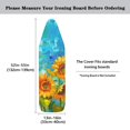 thumbnail image 5 of HELLHERO Sunflower Ironing Board Cover for Tailor Elastic Edge with 3 Hook and Loop Fastener Strap Hook and Loop Autumn, 5 of 5