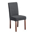 thumbnail image 1 of Funda protectora para silla de comedor corta, lavable, desmontable, elástica, funda para sofá y asiento, 1 of 6