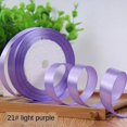 thumbnail image 1 of 6-50mm 22 metros/rollo de cintas de satén de grogrén para decoración para fiesta de Navidad de boda cintas artesanales de lazo hechas a mano regalo de tarjeta, 1 of 4
