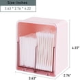 thumbnail image 5 of Jinsinto Dispenser Box with 2 Compartments, Bathroom Dresser Countertop Storage Manager, Pink, 5 of 5