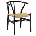 thumbnail image 2 of Poly & Bark Weave Chair in Black (Set of 2), 2 of 5