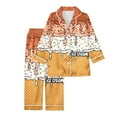 thumbnail image 4 of CAIVO Ice Cream Print Girls 2 Piece Pajama Sets Soft Long Sleeve Tops And Pants Cute Cartoon Sleepwear For Kids Comfortable Nightwear Children Pjs, 4 of 4