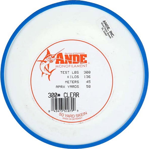 ANDE Monofilament Leader 50Yd New Fast Shipping 