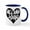 White/Navy Inside, variant on CafePress - Melanin Squad - 11 oz Ceramic Mug - Novelty Coffee Tea Cup