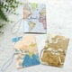 thumbnail image 4 of Funda para pasaporte con diseño de mapa del mundo, tipo mocasín, para viaje, con tarjetero y cierre elástico., 4 of 9