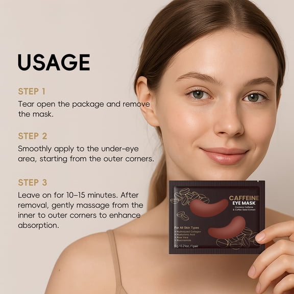 Yatlte Collagen Under Eye Patches - Korean Hydrogel Eye Pads with 5 Micro Collagen. Nourishing & Non Irritating Eye Gel Mask. Sealing Cap & Spatula Included.