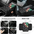 thumbnail image 5 of Yuyamidu Polynesia Front Car Seat Covers Full Set of 12 Hibiscus Steering Wheel Cover Seatbelt Pad Armrest Pad Coasters Garbage Bin Rear View Mirror Cover Keychain Air Vent Storage Box, 5 of 7