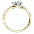 thumbnail image 2 of Aonejewelry 14k Yellow Gold 0.75ct TDW Diamond Two Stone Ring, 2 of 2