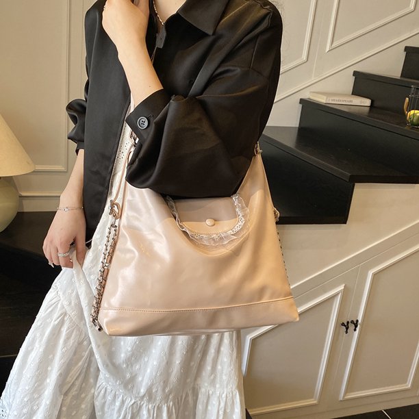 Bolso de mujer de gran capacidad, nuevo estilo de primavera 2025, informal, versátil, a la moda, para estudiantes, bolso de mano, mochila para desplazamientos