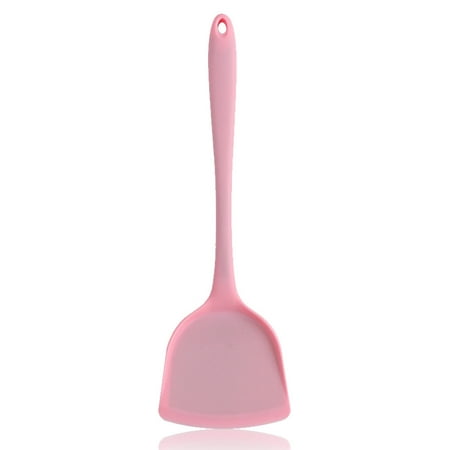 

Silicone Wok Spatula Nonstick Turner Spatula Heat Resistant Solid Silicone Stir Fry Turner for Non Stick