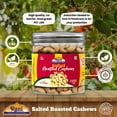 thumbnail image 4 of Rani Salted Roasted Cashews 7oz (200g) PET Jar, Non-Fried, Oil Free ~ All Natural | Vegan | Gluten Friendly | NON-GMO | Kosher | Air Roasted, Crunchy & Flavorful, 4 of 8