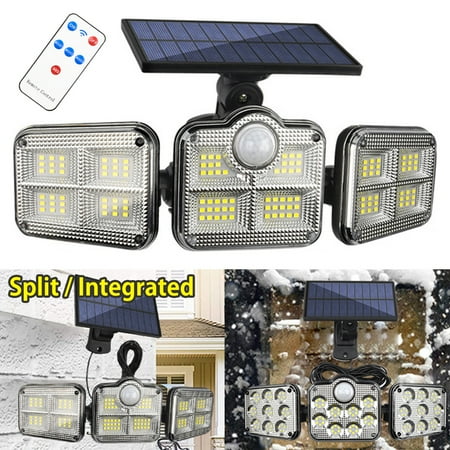

JOKAPY Solar Flood Light with 122 LEDs Motion Sensor Security Light IP65 Waterproof Door Light with 2400mAh Battery Solar Fence Light for Pathway Patio Outside
