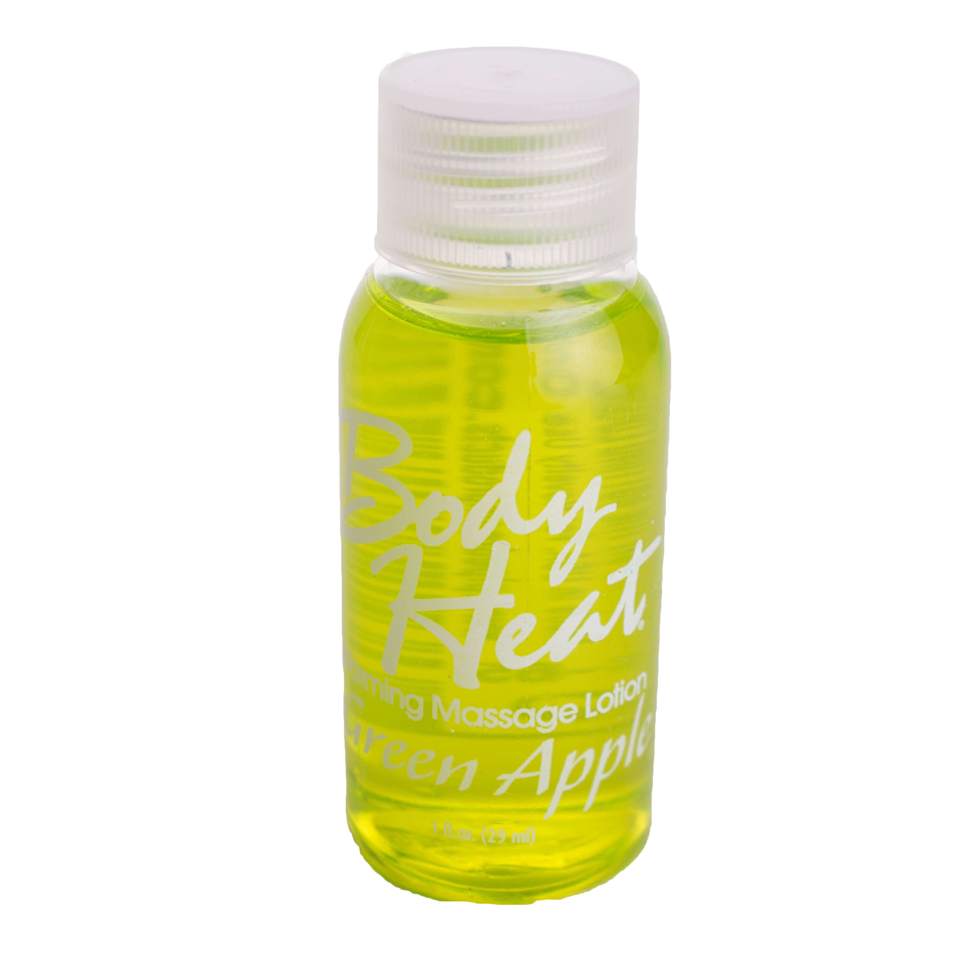 Body Heat Warming Massage Lotion Green Apple 1oz 5730