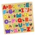 thumbnail image 3 of TISHITA Montessori Puzzle Learning Board Puzzle Board Set Early Learning Building L Alphabet, 3 of 8