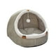 thumbnail image 1 of Cama para gatos de interior, cueva para mascotas, casa para animales, semicerrada, cómoda y acogedora, cueva para gatos de interior, sofá cama tipo , L, 1 of 9