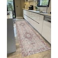 thumbnail image 4 of Step Rug, Turkish Rug, Chenille Rug, Thick Rug, Tribal Rug, Anti-Slip Carpet Rug, Boho Rug, Wedding Rug, Red Rug, Office Decor Rug, Thin Rug, 2.6'x9.2' - 80x280 cm, 4 of 8