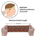thumbnail image 6 of Balery Tomatoes Sports Headbands for Men,Moisture Wicking Workout Headband, Sweatband Headbands for Running,Cycling,Football, 6 of 9