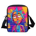 thumbnail image 1 of 3 pcs set Funny M-mortys Cartoon R-ricks School Bag For Boy Girls with Shoulder Bags Pencil box Cartoon Backpack for Child, 1 of 5