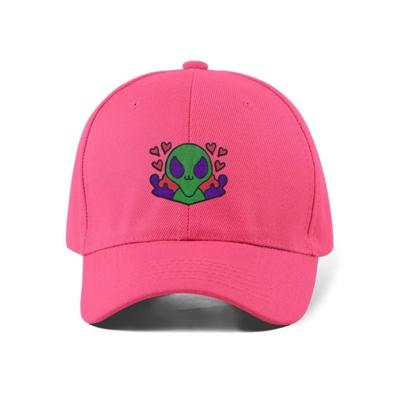 Cute Alien W Hearts Hat Hat -Image by Shutterstock, Small