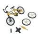 thumbnail image 5 of Mini artesanía: modelo aleación , neumático de repuesto y de herramientas, creativo decorativo, de juguete Amarillo Yotijar Mini Alloy Finger Bike Toy, 5 of 7