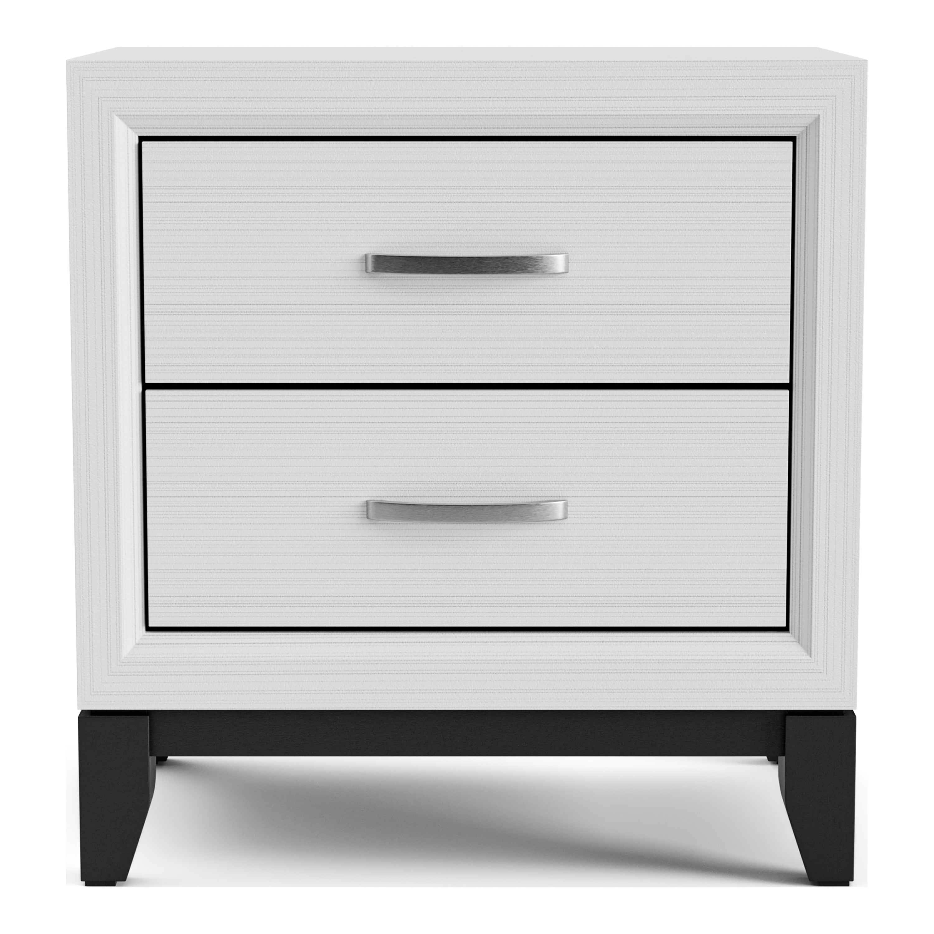 Furniture of America Trey Contemporary 2-Drawer Adult Nightstand, White