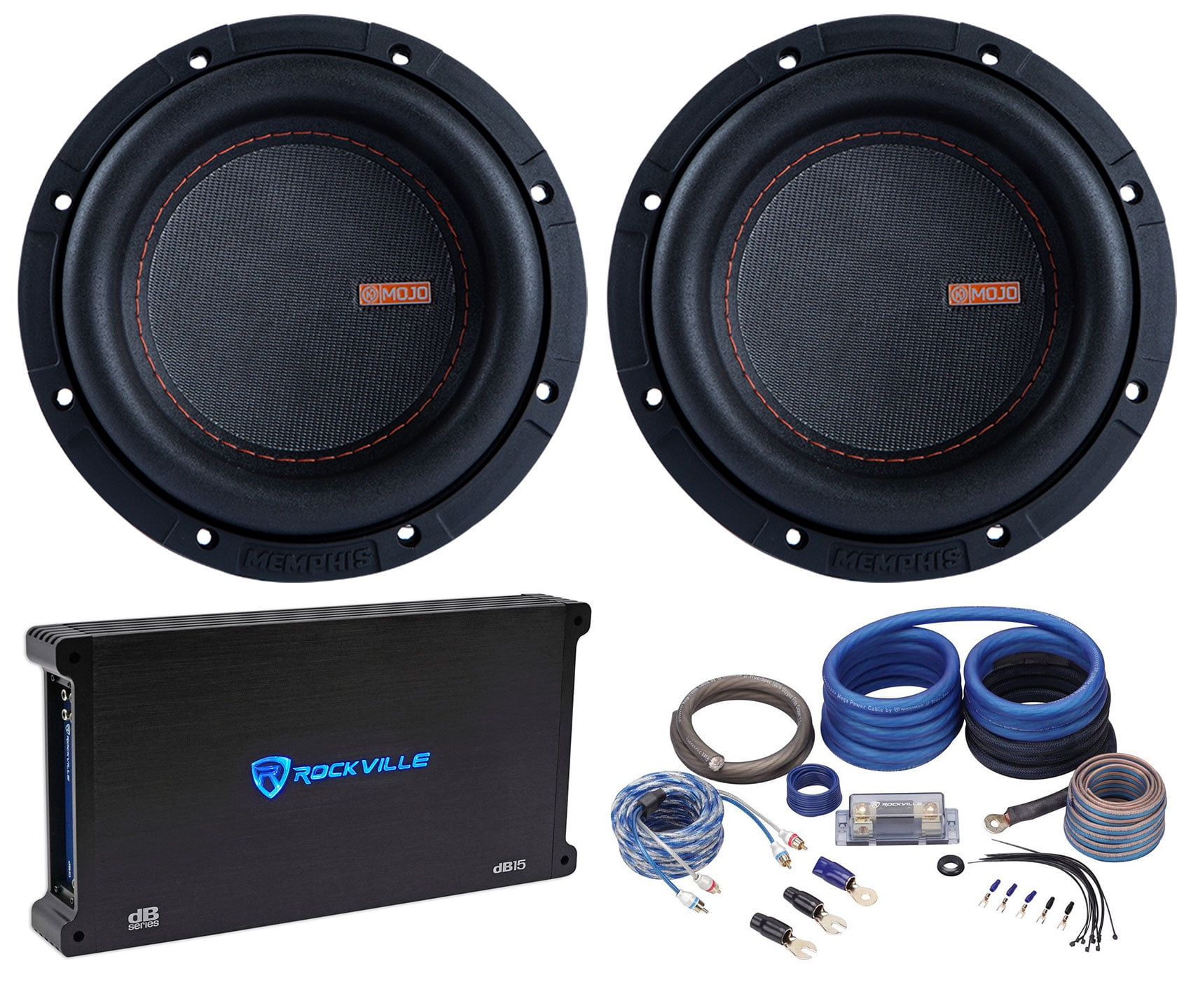 2) Memphis Audio MOJO MJM622 6.5" 1400w Competition Subwoofers
