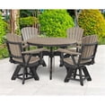 thumbnail image 6 of Dining Height Swivel Arm Chair in Weatherwood/Black, 6 of 6