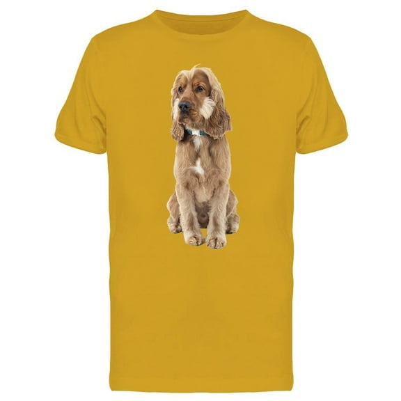 Cocker With Inocent Look T-Shirt Men -Image by Shutterstock, Male x-Large