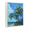 thumbnail image 2 of Stupell Industries Tropical Cerulean Sky & Palms White Framed Giclee Art, 11 x 14, by Dan Meneely, 2 of 8