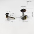 thumbnail image 2 of Acoustic Guitar String Tuning Pegs Kit with Screw Ferrule Universal Tuners Open Tuning Standard Accessories Black, 2 of 10