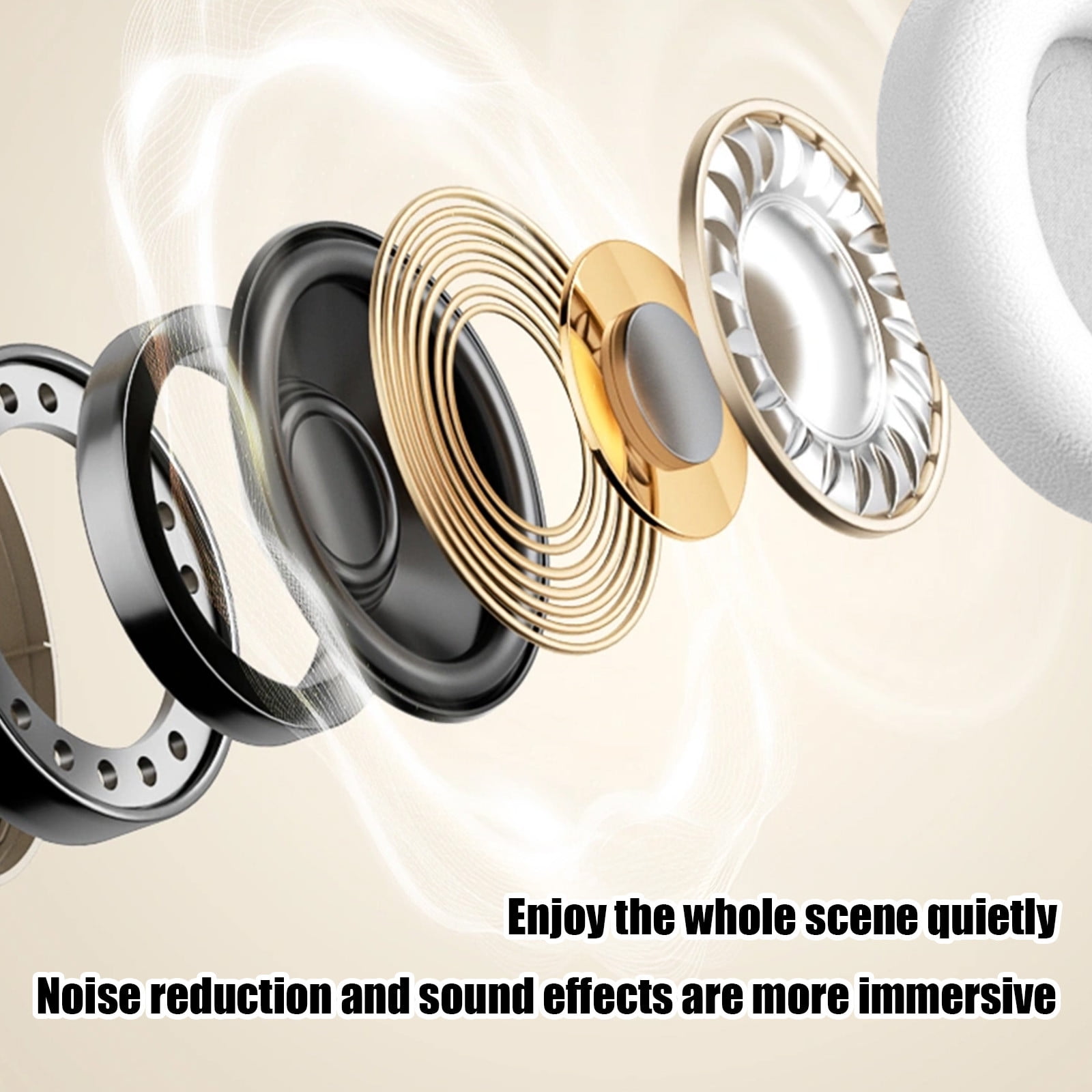 LACKUST Over-Ear Dual Mode Bluetooth 5.3 Headphones - Foldable, Low Latency for Gaming/Sports, 8HR Battery, Soft Headband, Blue