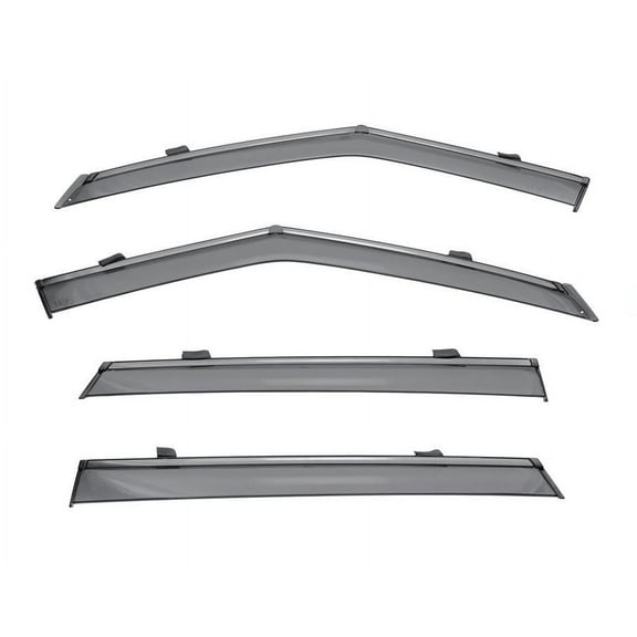 Wellvisors Side Window Visors Wind Deflectors Rain Guard With Black Trim for 2021 2022 2023 2024 Kia Seltos 3-847KA023