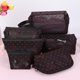 thumbnail image 2 of Bolsa de maquillaje de tocador de 6 piezas de malla con cremallera para viajes de vacaciones para mujeres y niñas, 2 of 9