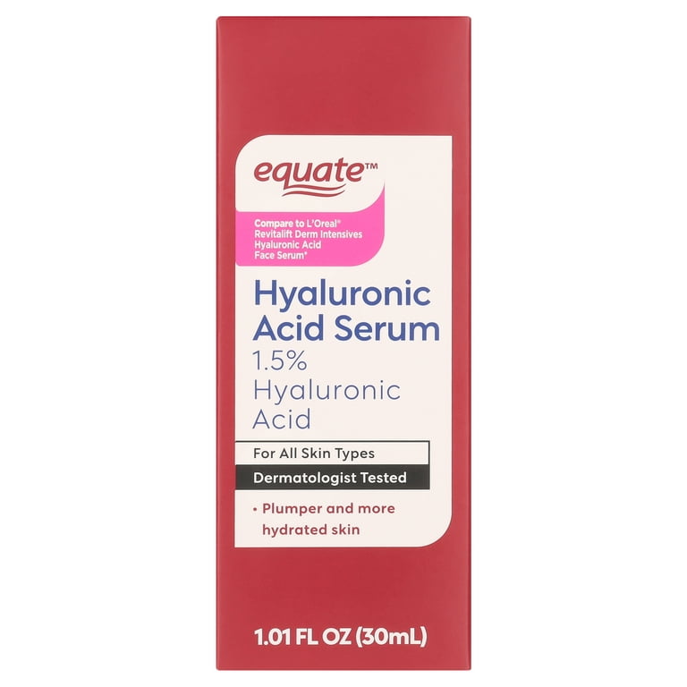 Equate Hyaluronic Acid Face Serum, 1.01 Fl Oz photo 2