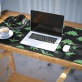thumbnail image 3 of Long Mouse Pads for Desk,Black Cartoon Dinosaurs Pattern Desk Mats on Top Of Desks, Desk Mouse Pad Extra Large with 3mm Non-Slip Base and Stitched Edge for Gaming,Office,Work,Home 35.4"x15.7", 3 of 6