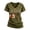 #02 Army Green, variant on Fall Halloween Thanksgiving Christmas Womens Casual V-Neck T-Shirt, I'm Ready for The Ber Months Funny Print Short Sleeve Graphic Top,3XL,Red